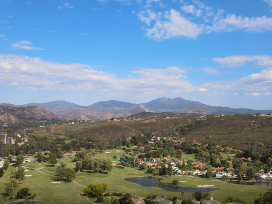 San Diego Country Estates golf course and mountains