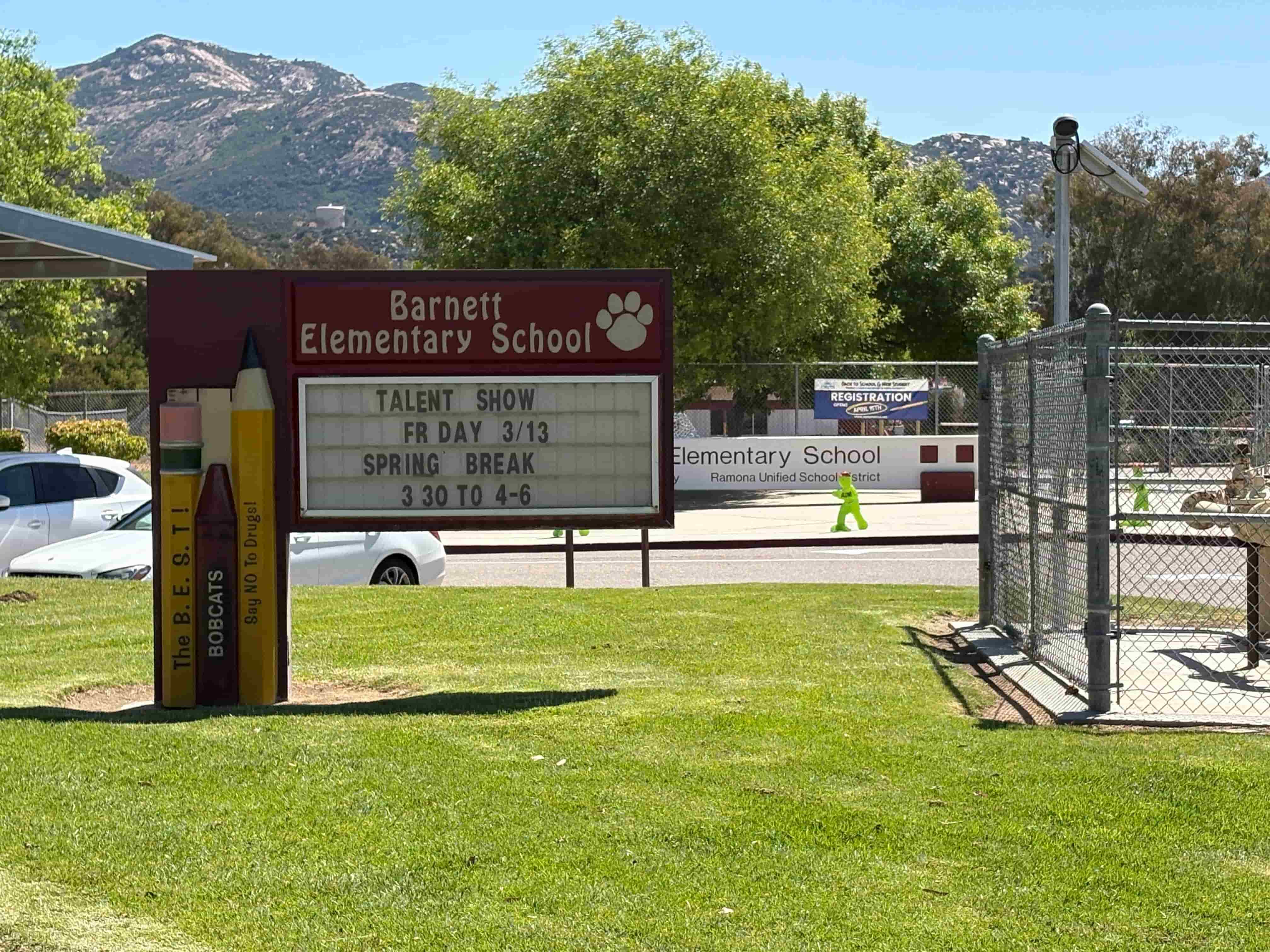 Barnett Elementary School San Diego Country Estates Ramona CA 92065