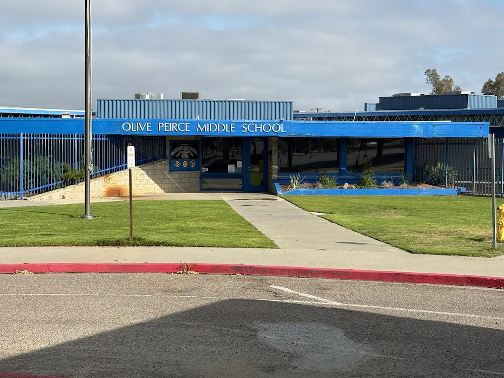 Olive Peirce Middle School serving San Diego Country Estates families Ramona CA 92065
