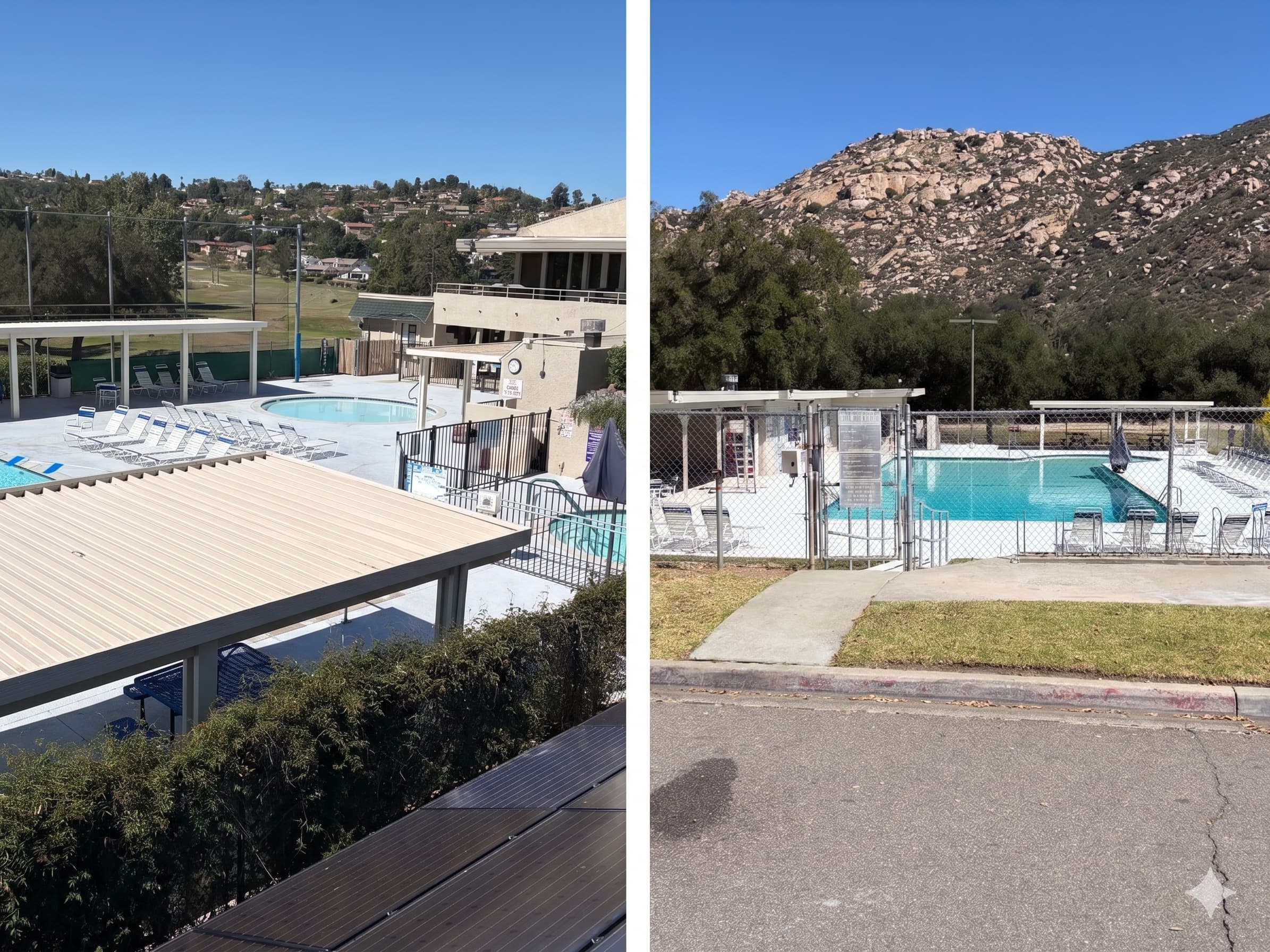 San Diego Country Estates community pools Ramona CA